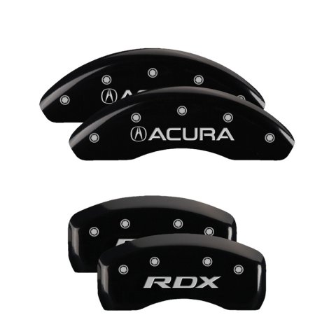 MGP 4 Caliper Covers Engraved Front Acura Rear TLX Black Finish Silver Char 2019 Acura RDX thumbnail 3