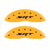 MGP 4 Caliper Covers Engraved Front & Rear Srt Yellow Finish Black Char 2006 Jeep Commander thumbnail 1