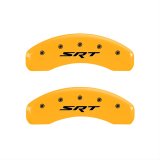 MGP 4 Caliper Covers Engraved Front & Rear Srt Yellow Finish Black Char 2006 Jeep Commander thumbnail 2
