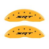 MGP 4 Caliper Covers Engraved Front & Rear Srt Yellow Finish Black Char 2006 Jeep Commander thumbnail 5