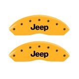 MGP 2 Caliper Covers Engraved Front Jeep Yellow Finish Black Characters 2006 Jeep Wrangler thumbnail 2