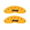 MGP 2 Caliper Covers Engraved Front Jeep Yellow Finish Black Characters 2006 Jeep Wrangler thumbnail 7