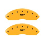 MGP 2 Caliper Covers Engraved Front MGP Yellow Finish Black Characters 2006 Jeep Wrangler thumbnail 2
