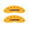 MGP 2 Caliper Covers Engraved Front Mopar Yellow Finish Black Char 2006 Jeep Wrangler thumbnail 7