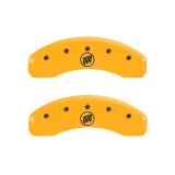 MGP 4 Caliper Covers Engraved Front Buick Rear Yellow Finish Black Char 2007 Buick Lucerne thumbnail 9