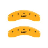 MGP 4 Caliper Covers Engraved Front & Rear MGP Yellow Finish Black Char 2007 Buick Lucerne thumbnail 2