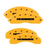 MGP 4 Caliper Covers Engraved Front & Rear MGP Yellow Finish Black Char 2007 Buick Lucerne thumbnail 7