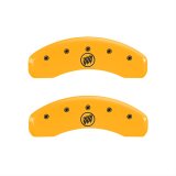 MGP 4 Caliper Covers Engraved Front Buick Rear Yellow Finish Black Char 2008 Buick Lucerne thumbnail 1