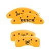MGP 4 Caliper Covers Engraved Front Buick Rear Yellow Finish Black Char 2002 Buick LeSabre thumbnail 8