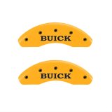MGP 4 Caliper Covers Engraved Front Buick Rear Yellow Finish Black Char 1998 Buick Regal thumbnail 2
