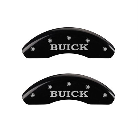 MGP 4 Caliper Covers Engraved Front Buick Rear Black Finish Silver Char 2017 Buick Cascada thumbnail 1