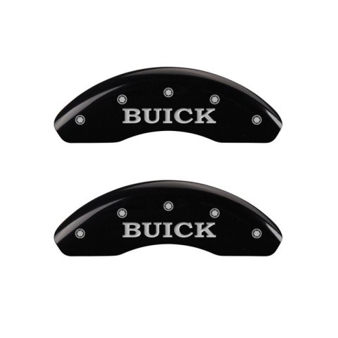 MGP 4 Caliper Covers Engraved Front Buick Rear Black Finish Silver Char 2017 Buick Cascada thumbnail 7