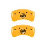 MGP 4 Caliper Covers Engraved Front Buick Rear Yellow Finish Black Char 2015 Buick Regal thumbnail 5