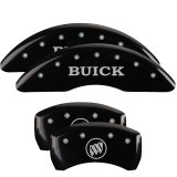 MGP 4 Caliper Covers Engraved Front Buick Rear Black Finish Silver Char 2018 Buick Enclave thumbnail 3