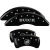 MGP 4 Caliper Covers Engraved Front Buick Rear Black Finish Silver Char 2018 Buick Enclave thumbnail 4