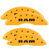MGP 4 Caliper Covers Engraved Front & Rear MGP Yellow Finish Black Char 2008 Mini Cooper thumbnail 5