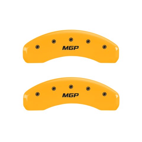 MGP 4 Caliper Covers Engraved Front & Rear MGP Yellow Finish Black Characters 2018 Tesla S thumbnail 9