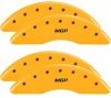 MGP 4 Caliper Covers Engraved Front & Rear 2019+ Ram 2500/3500 Yellow Finish Black MGP Logo thumbnail 6