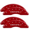 MGP 4 Caliper Covers Engraved Front & Rear Red Finish Silver Characters for 20-22 GMC Sierra 2500HD thumbnail 6