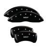 MGP 4 Caliper Covers Engraved Front/Rear 18-19 Buick Regal Sportback Black Finish Silver Characters thumbnail 6