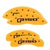 MGP 4 Caliper Covers Engraved Front & Rear 2015 Ford F-150 Yellow Finish Black F-150 Logo thumbnail 3
