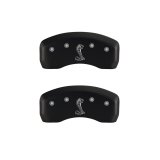 MGP 4 Caliper Covers Engraved Front Cobra Engraved Rear Snake Red finish silver ch thumbnail 7
