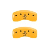 MGP 4 Caliper Covers Engraved Front & Rear Tiffany Snake Black finish silver ch thumbnail 9