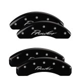 MGP 4 Caliper Covers Engraved Front & Rear Prowler Black finish silver ch thumbnail 3
