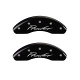 MGP 4 Caliper Covers Engraved Front & Rear Prowler Black finish silver ch thumbnail 4