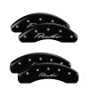 MGP 4 Caliper Covers Engraved Front & Rear Prowler Black finish silver ch thumbnail 8