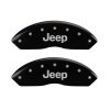 MGP Front set 2 Caliper Covers Engraved Front JEEP Black finish silver ch thumbnail 7
