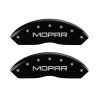MGP Front set 2 Caliper Covers Engraved Front MOPAR Black finish silver ch thumbnail 7
