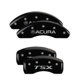 MGP 4 Caliper Covers Engraved Front & Rear MGP Black finish silver ch thumbnail 4