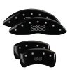 MGP 4 Caliper Covers Engraved Front & Rear Classic/SS Black finish silver ch thumbnail 8