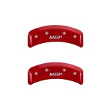 MGP 4 Caliper Covers Engraved Front & Rear MGP Red finish silver ch thumbnail 7