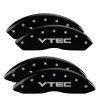 MGP 4 Caliper Covers Engraved Front & Rear Vtech Black finish silver ch thumbnail 8