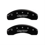 MGP 4 Caliper Covers Engraved Front & Rear Lightning Black finish silver ch thumbnail 2
