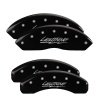 MGP 4 Caliper Covers Engraved Front & Rear Lightning Black finish silver ch thumbnail 8