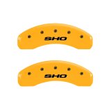 MGP 4 Caliper Covers Engraved Front & Rear Oval logo/Ford Black finish silver ch thumbnail 6