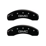 MGP 4 Caliper Covers Engraved Front & Rear GMC Black finish silver ch thumbnail 9