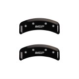 MGP 4 Caliper Covers Engraved Front & Rear MGP Black finish silver ch thumbnail 2