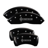 MGP 4 Caliper Covers Engraved Front & Rear Lincoln Black finish silver ch thumbnail 5