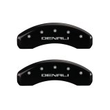 MGP 4 Caliper Covers Engraved Front & Rear Denali Black finish silver ch thumbnail 9