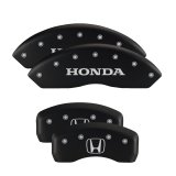 MGP 4 Caliper Covers Engraved Front & Rear MGP Black finish silver ch thumbnail 4