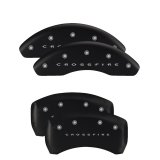 MGP 4 Caliper Covers Engraved Front & Rear MGP Black finish silver ch thumbnail 4