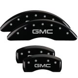 MGP 4 Caliper Covers Engraved Front & Rear MOPAR Black finish silver ch thumbnail 5