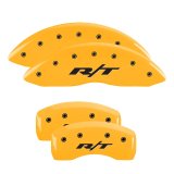 MGP 4 Caliper Covers Engraved Front C5/Corvette Engraved Rear C5/Z06 Yellow finish black ch thumbnail 7