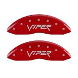 MGP 4 Caliper Covers Engraved Front & Rear Gen 2/Viper Red finish silver ch thumbnail 4
