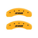 MGP 4 Caliper Covers Engraved Front & Rear Avalanche Black finish silver ch thumbnail 7