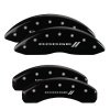 MGP 4 Caliper Covers Engraved Front & Rear With stripes/Dodge Black finish silver ch thumbnail 8